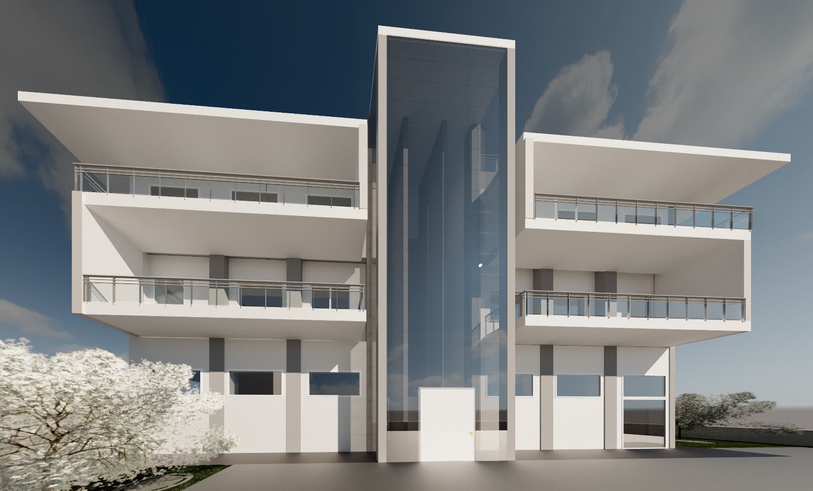 La nostra nuova sede, Il progetto visto di tre quarti.