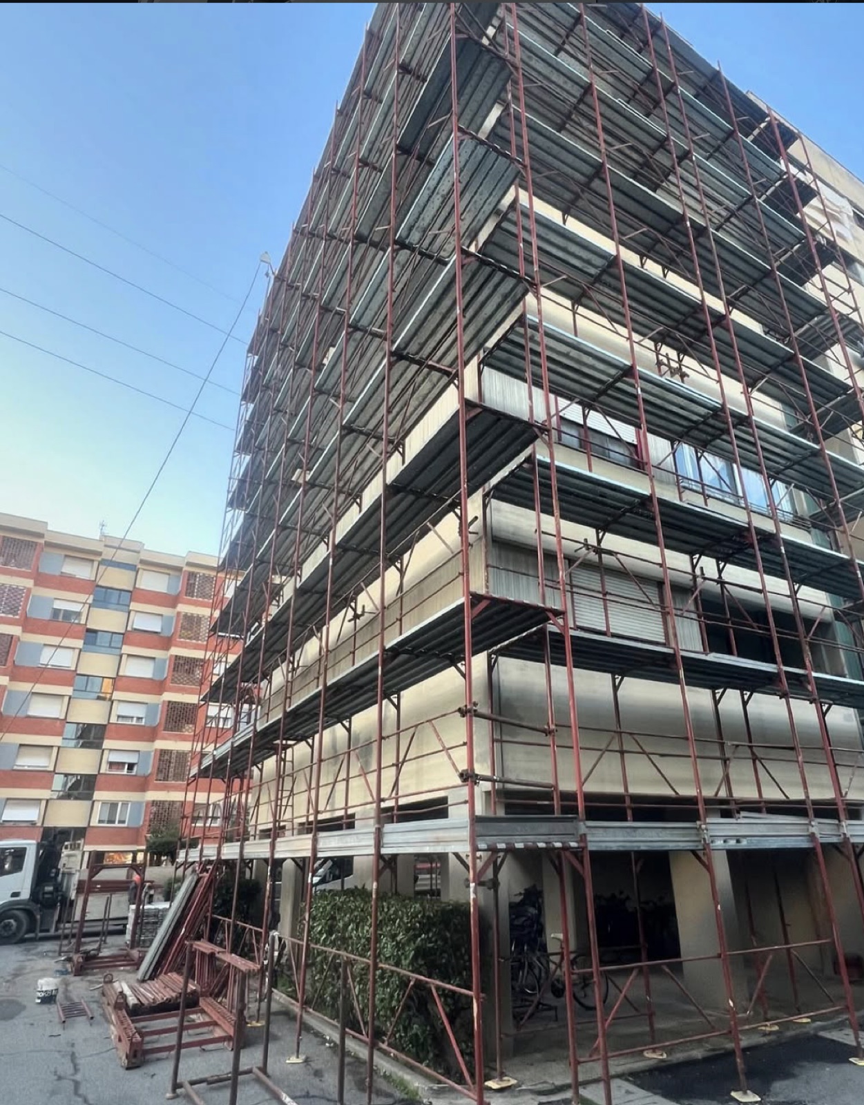Cappotto termico e centrale termica di un condominio, Il condominio a lavori finiti.