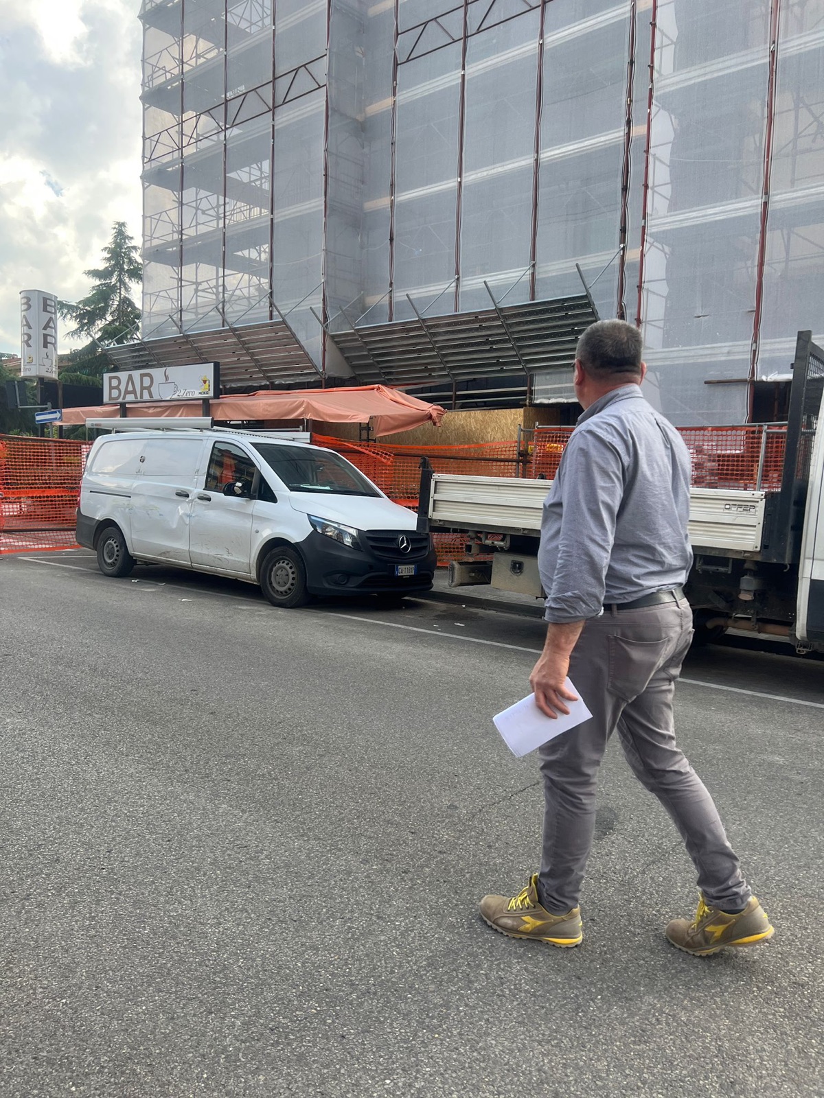 Cappotto termico e centrale termica di un condominio, San Giovanni Valdarno (AR)